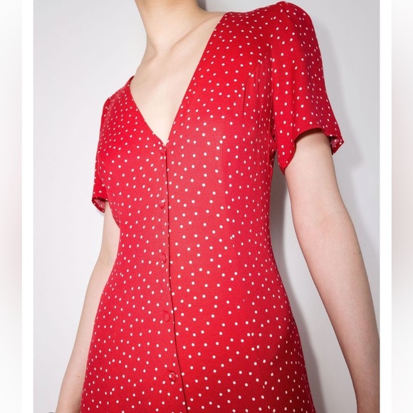 Reformation Locklin Dress in Ditty - Picture 5 of 6